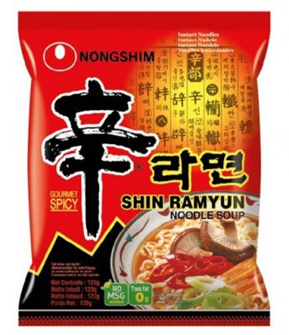 Huvudbild Snabbnudlar Shin Ramyun