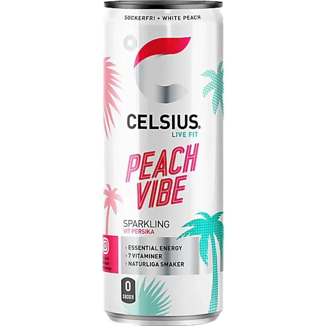 Huvudbild Celsius Peach Vibe