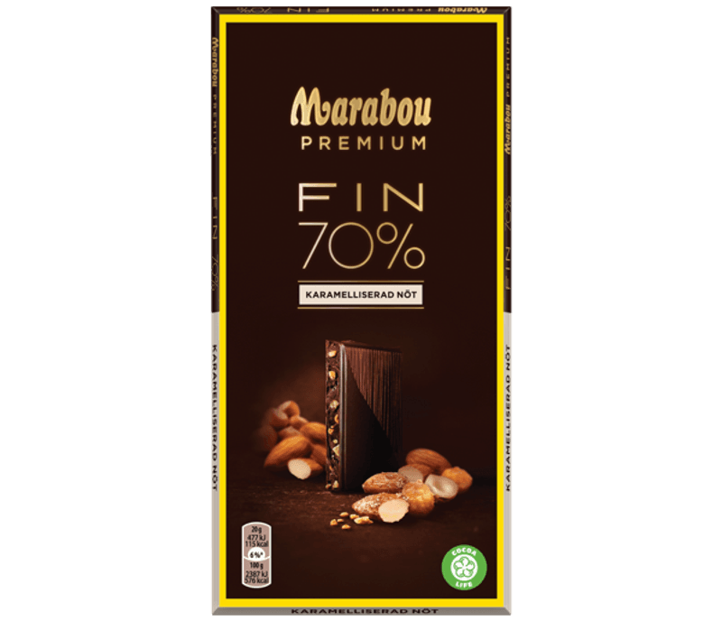 Marabou 70% Karameliserad Nöt